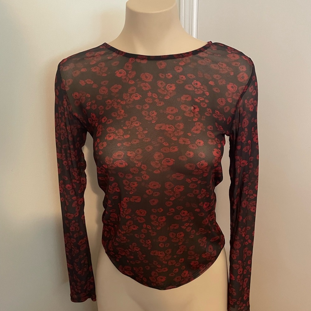 Dynamite sheer top